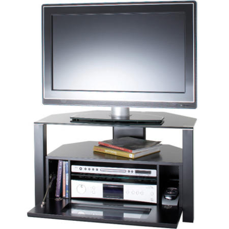GRADE A1 - Alphason ABRD800-BLK Ambri TV Cabinet - Up To 32 Inch