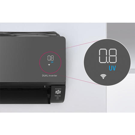 LG Artcool 9000 BTU WiFi Smart DC Inverter Wall Split Air Conditioner with Heat Pump