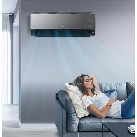 LG Artcool 9000 BTU WiFi Smart DC Inverter Wall Split Air Conditioner with Heat Pump