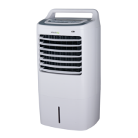 GRADE A1 - electriQ 10L Evaporative Air Cooler and anti-bacterial Air Purifier with Remote control