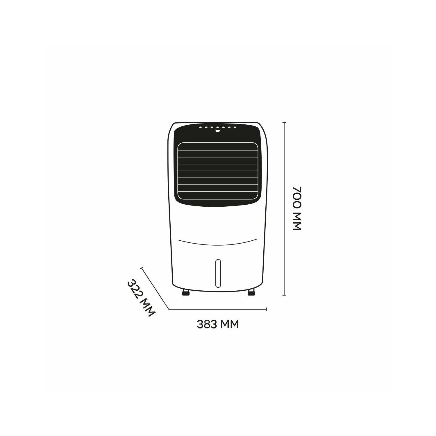 Argo 10l portable evaporative air cooler air purifier and humidifier Argo 10l portable evaporative air cooler air purifier and humidifier