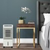 GRADE A2 - electriQ Slimline ECO 6L Air Cooler with Built-In Air Purifier and Humidifier - with 2 free ice packs