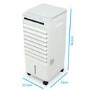 Refurbished electriQ Slimline 6L ECO Air Cooler with Built-In Air Purifier and Humidifier - 2 Free Ice Packs