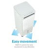 GRADE A2 - electriQ Slimline ECO 6L Air Cooler with Built-In Air Purifier and Humidifier - with 2 free ice packs