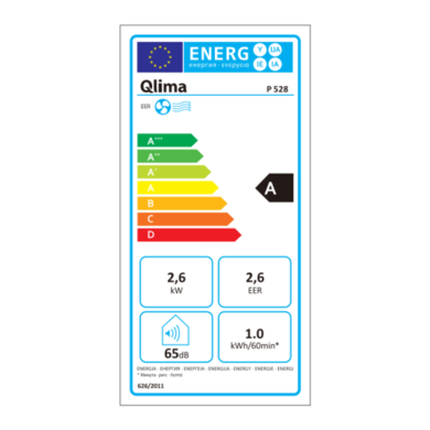 Qlima 9000 BTU Smart Portable Air Conditioner