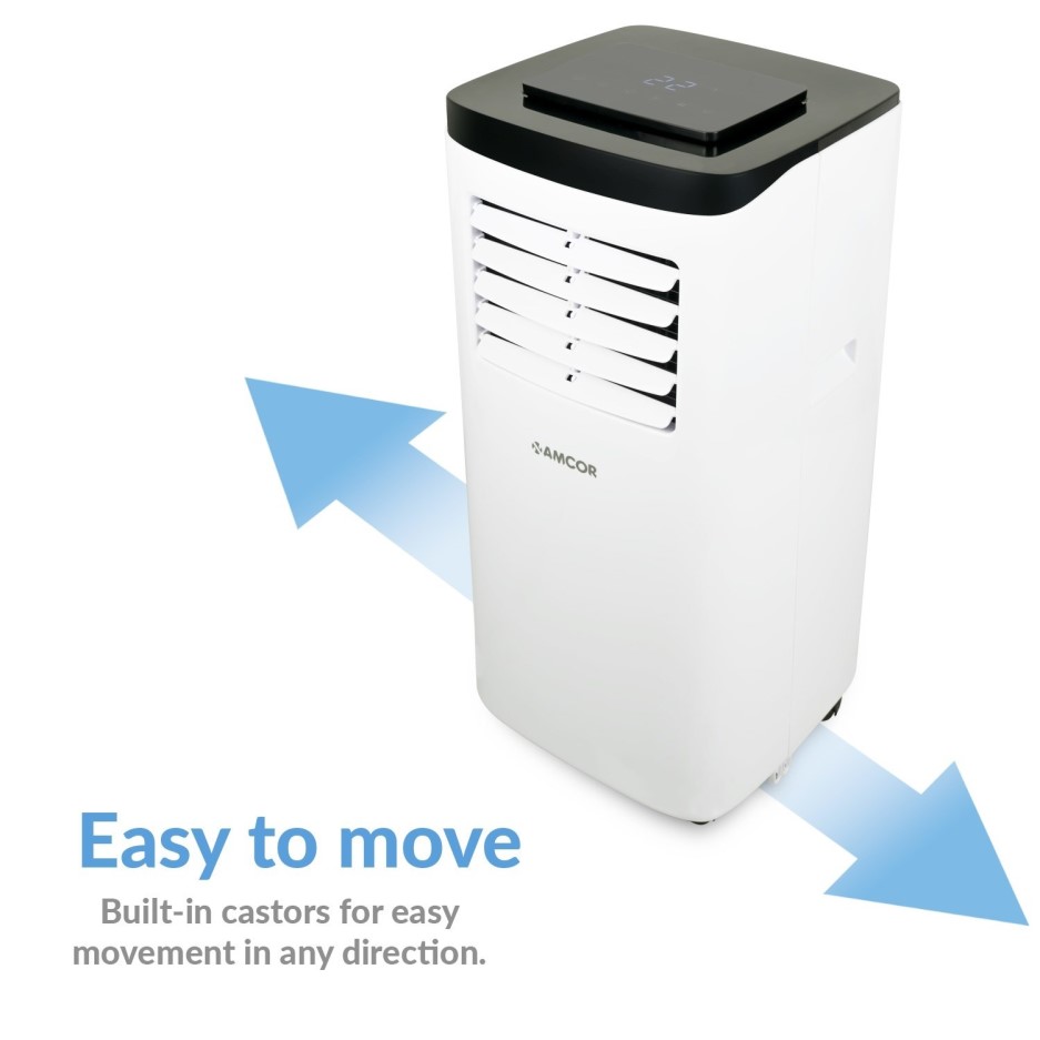 Amcor 7000 BTU Slim & Portable Air Conditioner for rooms up to 18 sqm