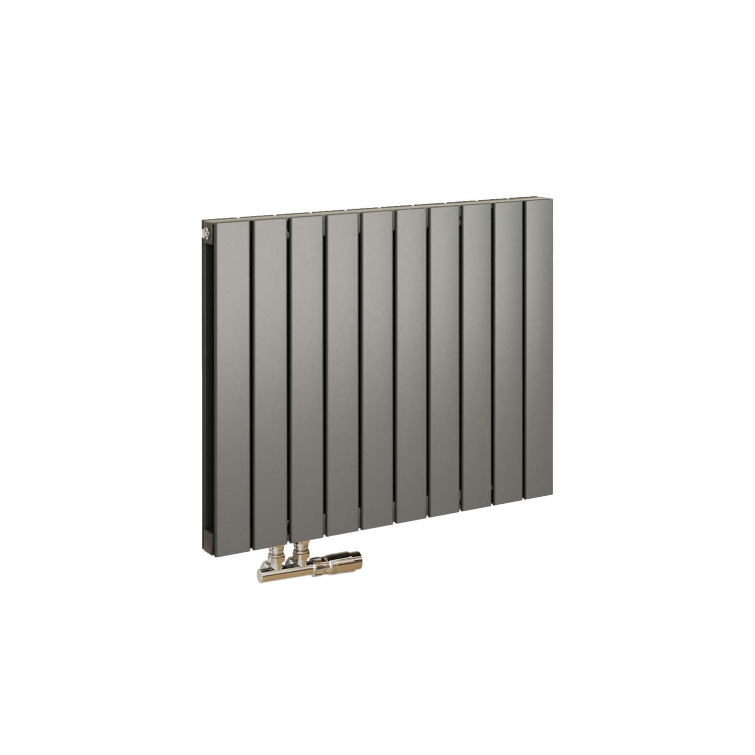 Middle Connection Traditional Radiators Eco Eleganza Anthracite Horizontal Flat Aluminium Middle Connection ...