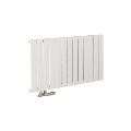 Eco Eleganza White Horizontal Flat Designer Aluminium Radiator 600x975mm Single Panel 2992 BTU
