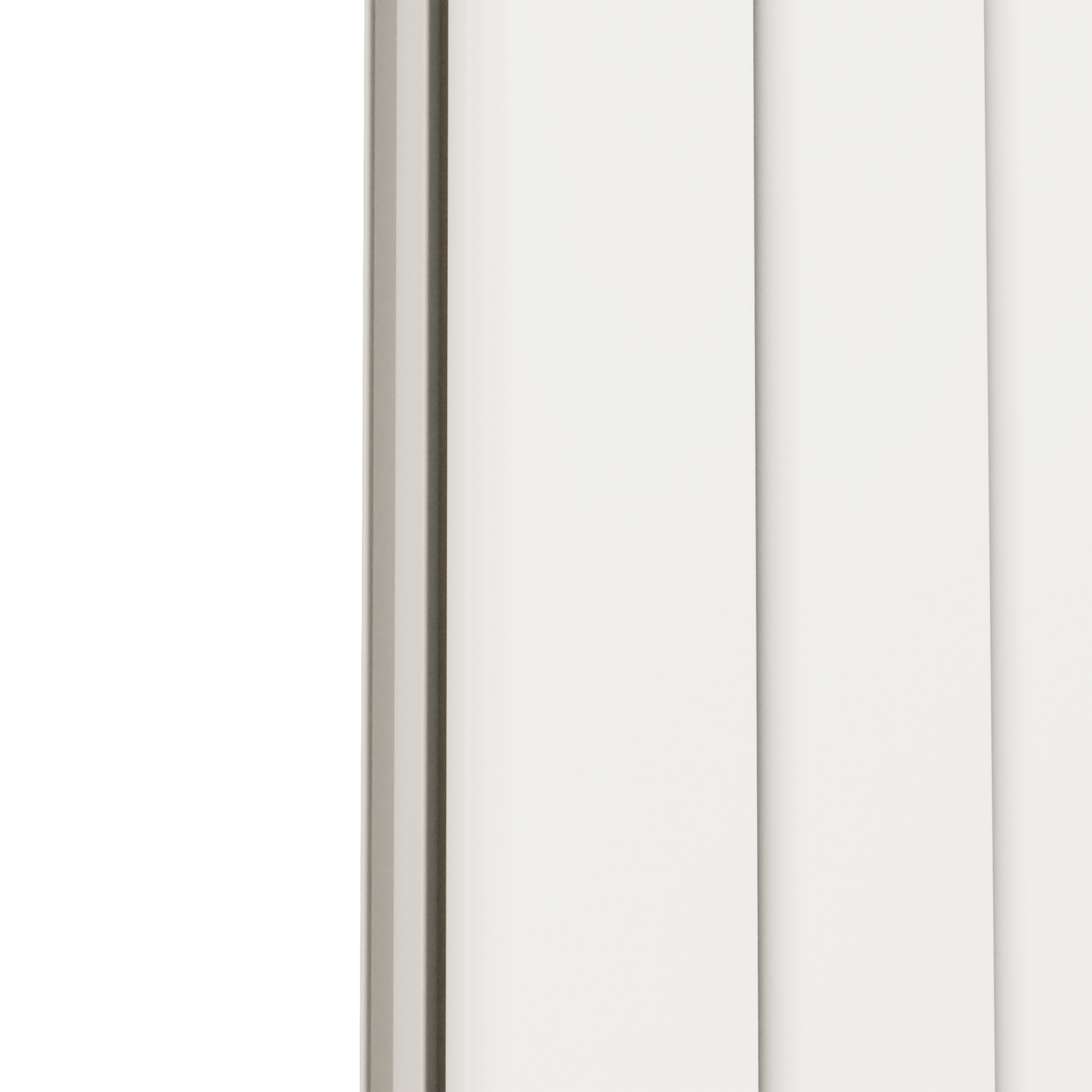 Middle Connection Radiators Eco Eleganza White Horizontal Flat Aluminium Middle Connection Radiator ...