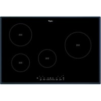 Whirlpool ACM812BA Black Four Zone 77cm Induction Hob