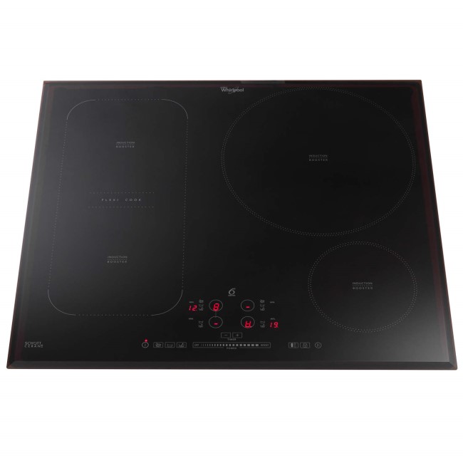 Whirlpool ACM847BA Black Four Zone 60cm Induction Hob With Flexible Zone