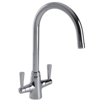 Abode Stamford Dual Lever Mixer Tap - Chrome