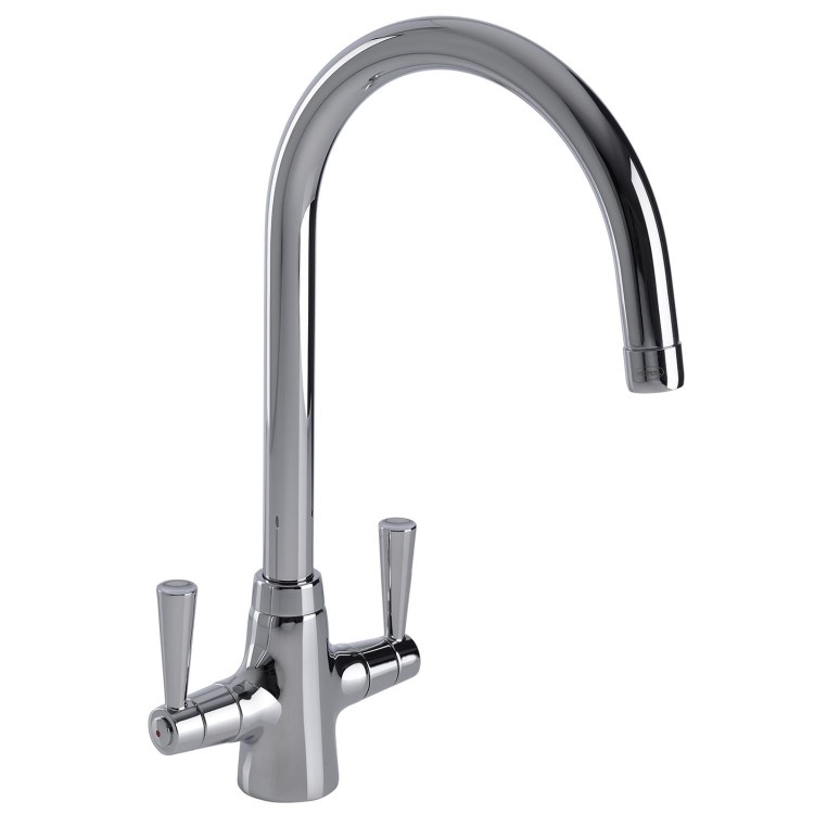 Abode Stamford Dual Lever Mixer Tap - Chrome