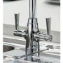 Abode Stamford Dual Lever Mixer Tap - Chrome