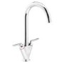 Abode Volo Dual Lever Mixer Tap - Chrome