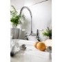 Abode Traditional Bridge Mixer Tap - Chrome