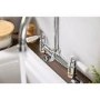Abode Traditional Bridge Mixer Tap - Chrome