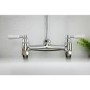 Abode Traditional Bridge Mixer Tap - Chrome