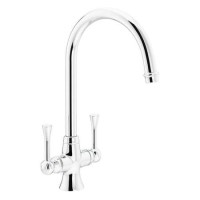 Abode Gatsby Dual Lever Mixer Tap - Chrome