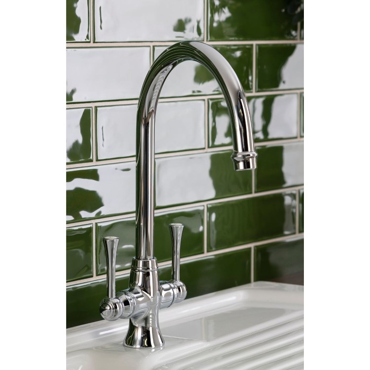 Abode Gatsby Dual Lever Mixer Tap - Chrome