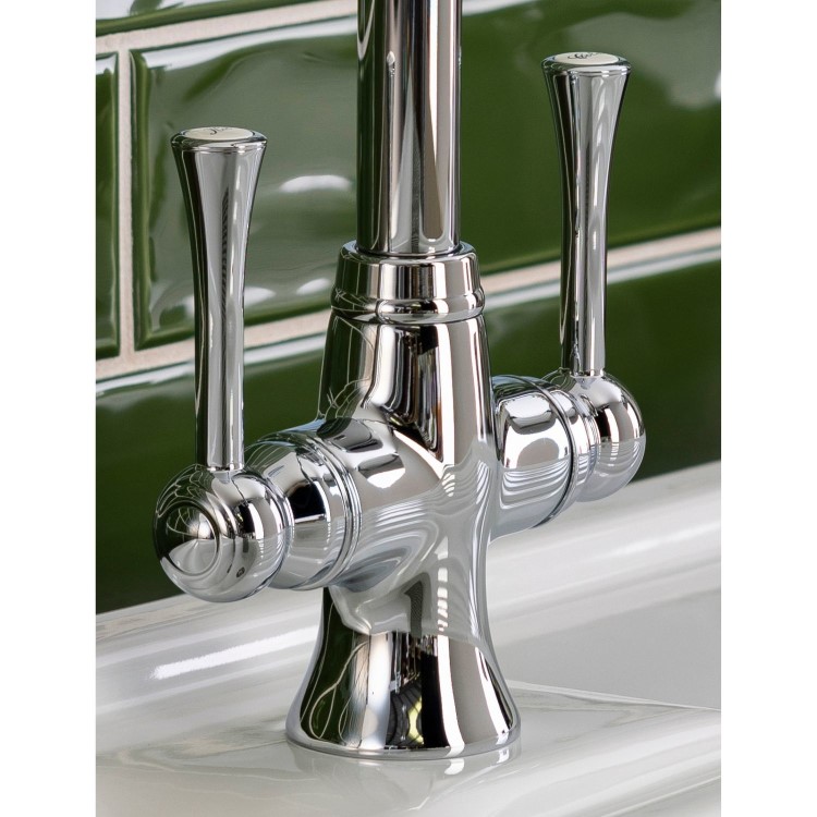 Abode Gatsby Dual Lever Mixer Tap - Chrome