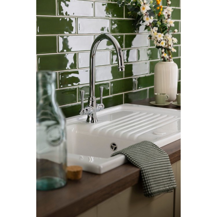Abode Gatsby Dual Lever Mixer Tap - Chrome