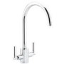 Abode Brolle Dual Lever Mixer Tap - Chrome