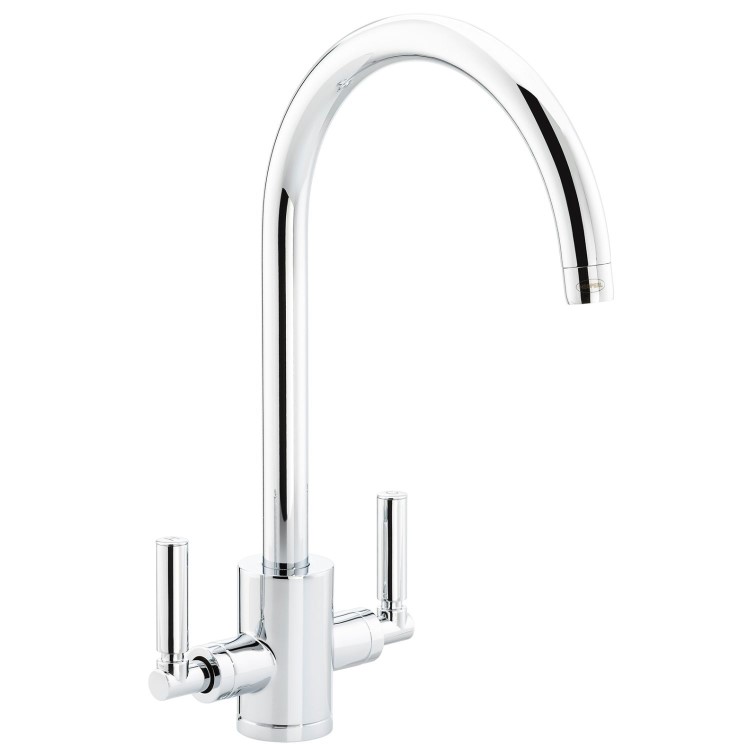 Abode Brolle Dual Lever Mixer Tap - Chrome