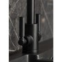 Abode Brolle Dual Lever Mixer Tap - Matt Black