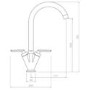 Abode Volo Dual Lever Mixer Tap - Matt Black