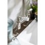Abode Traditional Bridge Mixer Tap - Brushed Nickel