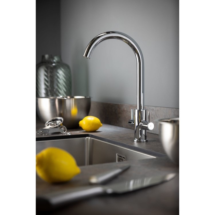 Abode Marido Dual Lever Mixer Tap - Chrome