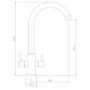 Abode Marido Dual Lever Mixer Tap - Chrome
