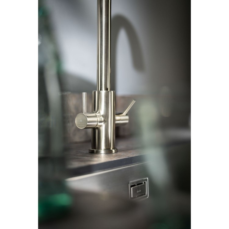 Abode Marido Dual Lever Mixer Tap - Brushed Nickel