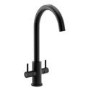 Abode Marido Dual Lever Mixer Tap - Matt Black