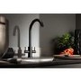 Abode Marido Dual Lever Mixer Tap - Matt Black