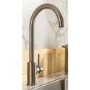 Abode Nico Single Lever Mixer Tap - Brushed Nickel