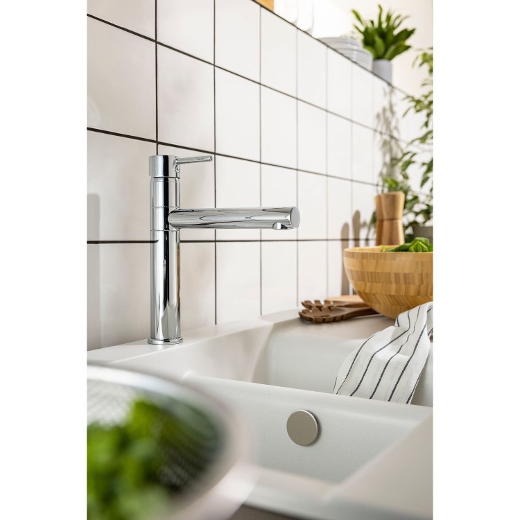 Abode Tower Single Lever Mixer Tap - Chrome