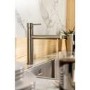 Abode Tower Single Lever Mixer Tap - Brushed Nickel