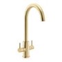 Abode Marido Dual Lever Mixer Tap - Brushed Brass