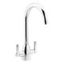 Abode Zermat Dual Lever Mixer Tap - Chrome