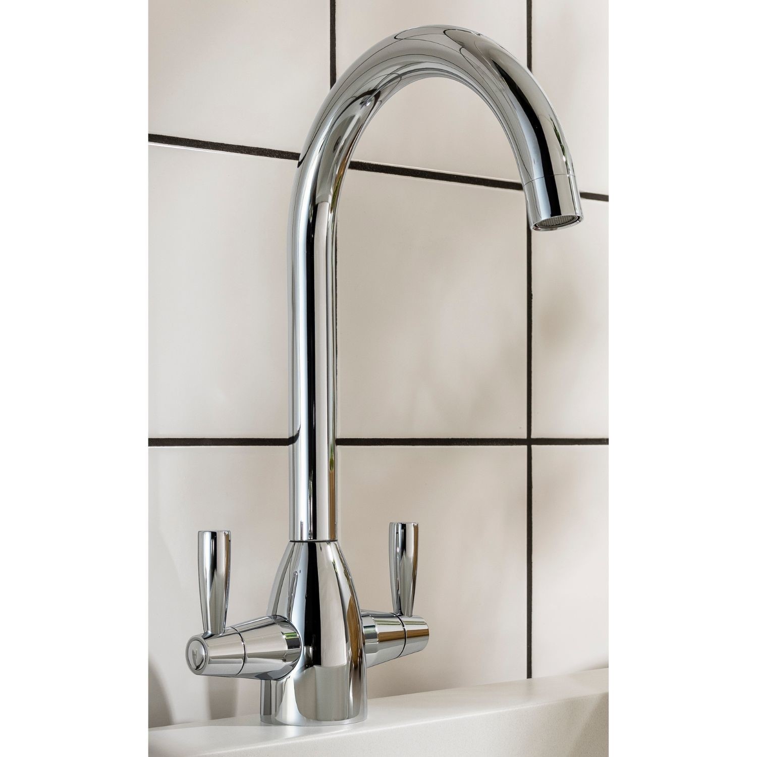 Abode Zermat Dual Lever Mixer Tap  ACT3046