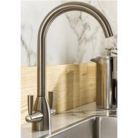 Abode Zermat Dual Lever Mixer Tap - Brushed Nickel