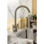 Abode Zermat Dual Lever Mixer Tap - Brushed Nickel