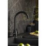 Abode Zermat Dual Lever Mixer Tap - Matt Black