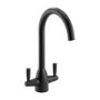 Abode Zermat Dual Lever Mixer Tap - Matt Black