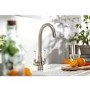 Abode Keswick Dual Lever Mixer Tap - Brushed Nickel