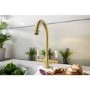 Abode Keswick Dual Lever Mixer Tap - Brushed Brass