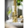 Abode Keswick Dual Lever Mixer Tap - Brushed Brass