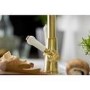 Abode Keswick Dual Lever Mixer Tap - Brushed Brass